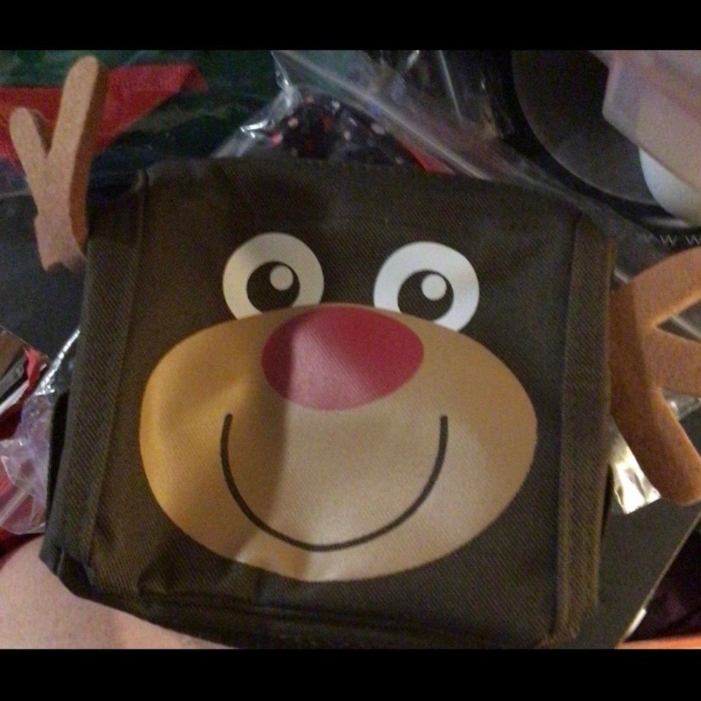 Reindeer and Elf Suit Carry All caddy